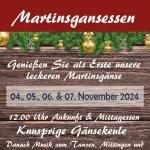 Martinsgansessen mit Duo Berlin Music