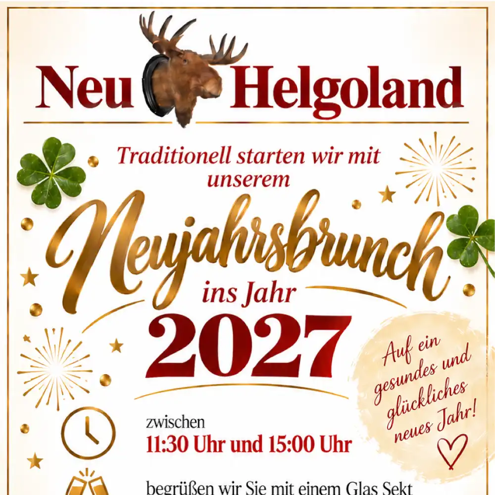Neu-Helgoland Neujahrsbrunch 2027